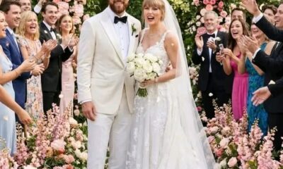 TRAVIS KELCE AND TAYLOR SWIFT just made the BIGGEST, happiest announcement of their lives together! After years of sweet, private love built through support, patience, and shared dreams, they dropped the ultimate bombshell in the most romantic way – cheers exploding everywhere!