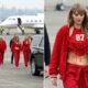 Taylor Swift, Blake Lively, Donna Kelce, and Andrea Swift Arrive in Seattle on Taylor’s Private Jet to Support Travis Kelce at the Chiefs vs. Seahawks Game, but Fans Notice a Visible Mark on Taylor’s Rib and Stomach That Fuels What They Have Been Suspecting All Along… See Clearer Photos and a Never-Before-Seen Clip of Their Beautiful Arrival
